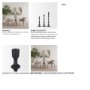70673 - Paolo Matte Black Metal Candle Holder (Set of 3)