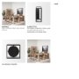 70690 - Raisa Black w/ Gold Antiquing Metal Table Clock