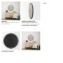 70691 - Rani Matte Black Metal w/ Wood Wall Clock
