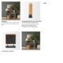 70693 - Renaya Light Brown Wood w/ Matte Black Metal Base Table Clock