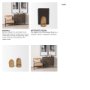 70701 - Rahima Brown Forest Marble Angled Bookends