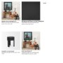 70727 - Riya Solid Black Wooden Stool