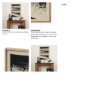 70728 - Revelin Small Fabric Collage Framed Linen Wall Art 
