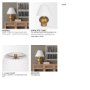 70747 - Salaah Antique Gold Brushed Metal w/ Cream Shade Table Lamp