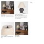 70748 - Salaah Black Brushed Metal w/ Beige Shade Table Lamp