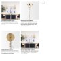70752 - Saliha Cane w/ Brass Metal Pendant Light