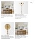 70753 - Sadah Large Clear Blown Glass w/ Gold Metal Pendant Light