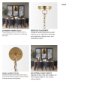 70757 - Sanne Antiqued Gold Metal w/ Silver Foil Large Pendant Light
