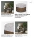 70760 - Samiya Jute w/ White Cotton Pouf
