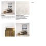 70777 - Satima White Marble w/ Gold Metal Round Fluted Accent Table