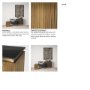 70778 - Satima Black Marble w/ Gold Metal Square Fluted Accent Table