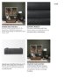 70794 - Ricciardo 82.5W Black Leather Wrapped Three Seater Sofa