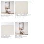 70796 - Shaiden Brown Wood w/ Cream Fabric Stool