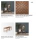 70800 - Shane Brown Wood w/ Woven Brown Leather Bench