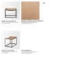 70817 - Taniel Light Brown Wood w/ Black Metal Stool