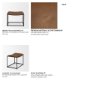 70819 - Taniel Brown Leather w/ Black Metal Stool