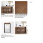 70820 - Taniel Brown Leather w/ Black Metal Counter Stool