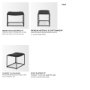70823 - Taniel Black Leather w/ Black Metal Stool