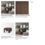 70831 - Shima Oval Dark Brown Wood w/ Arched Legs Coffee Table