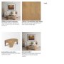 70866 - Shima Oval Light Brown Wood w/ Arched Legs Coffee Table