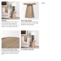 70877 - Takoda Light Brown Wood Tapered Drum Accent Table