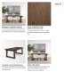 70890-AB - Takota 106.3"L x 39.3"W Rectangular Extendable Dining Table | Modern | Dark Brown Wood | Seats 8