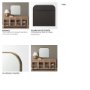 70901 - Timon Brushed Gold Square Arched Mirror 