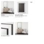 70904 - Tiva Rectangular Dual Metal Frame Gunmetal Mirror