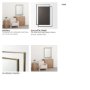 70905 - Tiva Rectangular Dual Brushed Gold Metal Framed Mirror