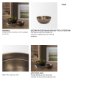 70934 - Tomiko Decorative Brass Finished Cast Aluminum Round Bowls