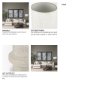 70952 - Tovah Tall Textured White w/ Gold Metal Vase