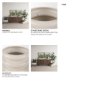 70980 - Twyla Tall Cream Glazed Ring Pot