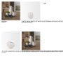 70984 - Urvi Short Off White Speckled Asymmetrical Ceramic Vase