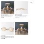 71033 - Varamala Beige Paper Mache Sphere Garland