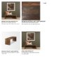 71036 - Estelle Rustic Brown Reclaimed Wood Bench