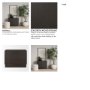 71040 - Wagner Dark Brown Wood w/ Arched Design Accent Cabinet
