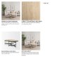 71042-AB - Wade Travertine Marble w/ Matte Black Metal Coffee Tables