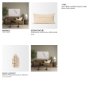 71087 - Jaela 14x26 Beige and Black Striped Lumbar Pillow Cover w/Filler