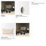 71091 - Jalia 14x26 Cream/Black Cotton Decorative Lumbar Pillow Cover