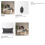 71095 - Jayme 14x26 Gray/White Striped Cotton Lumbar Pillow Cover