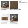 71116 - Baron Dark Brown Solid Wood w/ Antiqued Aged Brass Knobs 3-Drawer 6-Door Sideboard