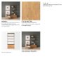 71119-AB - Baron Light Brown Wood w/ Gunmetal 2-Door Open Shelving Unit