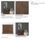 71120 - Baron Dark Brown Solid Wood w/ Antique Knobs 2-Door Accent Cabinet