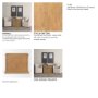 71121 - Baron Light Brown Solid Wood w/ Gunmetal Knobs 2-Door Accent Cabinet