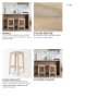 71131 - Colony Light Brown Solid Wood Counter Stool