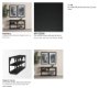 71140 - Bela 54" Matte Black Wood Arched Console Table