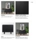 71141 - Grier Matte Black Stained Wood w/ Black Cane Accent Cabinet