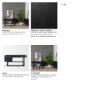 71145 - Grier  60" Black Solid Wood W/ Black Cane Office Desk