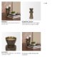 71154 - Odilia Small Textured Antiqued Gold Metal Geometric Pillar Candle Holder