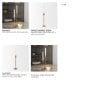 71157 - Chantria Large Solid Natural Brass Adjustable Taper Candle Holder